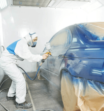 Professional car spray painting and panel beating in Lusaka